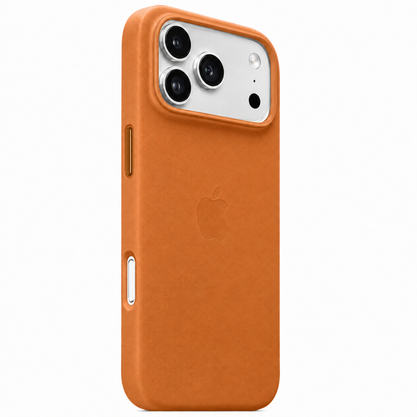 iPhone 17 Pro Max Leather Back Cover Case with MagSafe - Tan