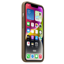 iPhone 13 Leather Case with MagSafe – Titanium Gray
