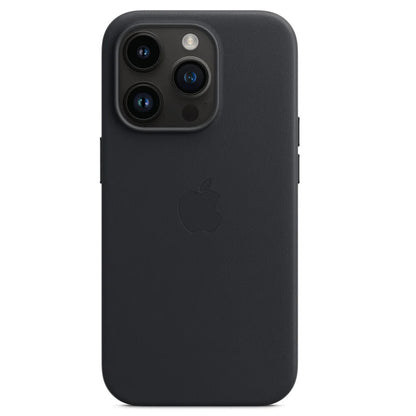 iPhone 14 Pro Leather Back Cover Case with MagSafe – Black
