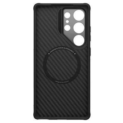 Samsung Galaxy S25 Ultra Nillkin CarboProp Magnetic Aramid Fiber Armor Magsafe Case - Fine Hole Version