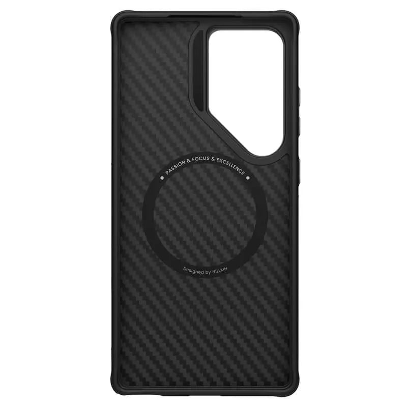 Samsung Galaxy S25 Ultra Nillkin CarboProp Magnetic Aramid Fiber Armor Magsafe Case - Frame Version