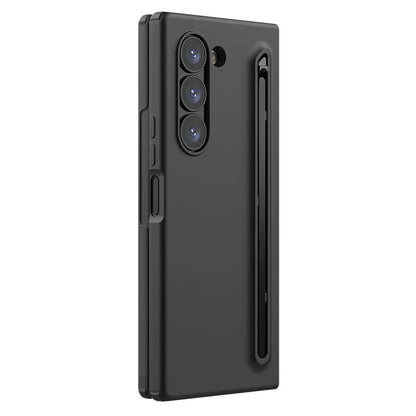 Nilkin Skin Feel Slim S Pen Protective Case with Stylus for Samsung Galaxy Z Fold 6 - Black