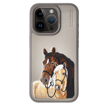 Santa Barbara Isidor Series Genuine Leather Case for iPhone 15 Pro - Titanium