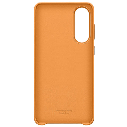 Samsung Galaxy S25 Edge Kindsuit Leather Back Cover Case - Tan