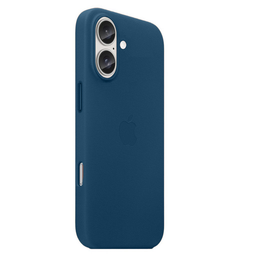 Apple iPhone 16 Plus Leather Back Cover Case with MagSafe - Cosmo Blue