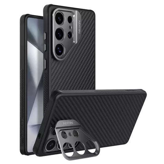 Samsung Galaxy S25 Ultra Nillkin CarboProp Magnetic Aramid Fiber Armor Magsafe Case - Fine Hole Version