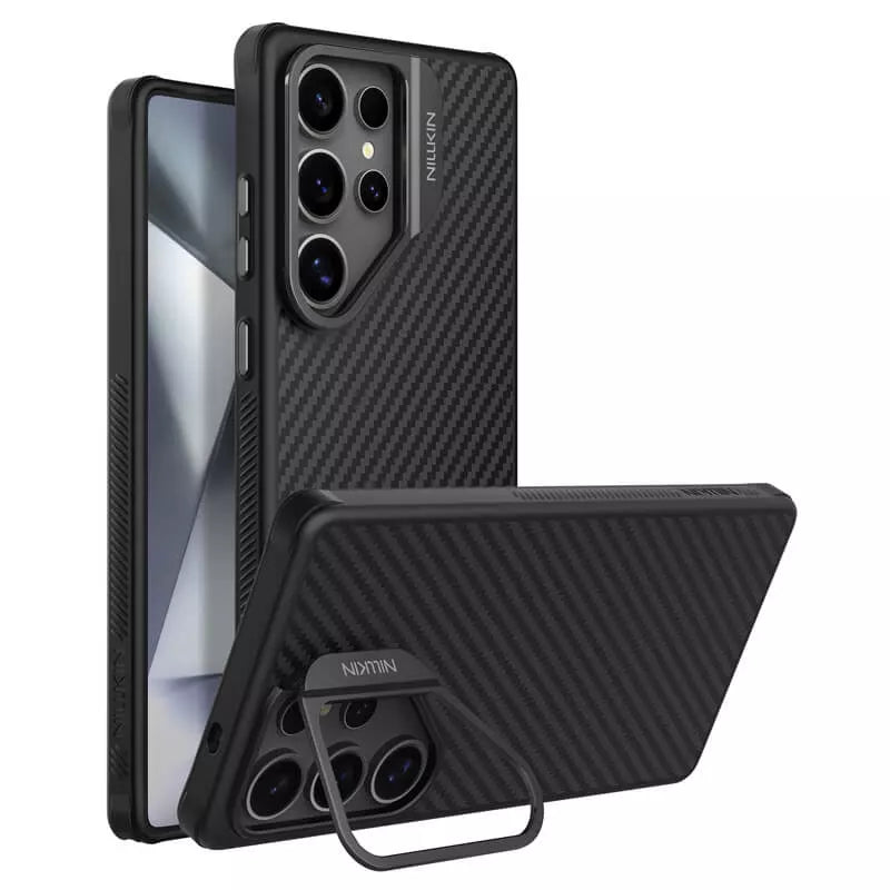 Samsung Galaxy S25 Ultra Nillkin CarboProp Magnetic Aramid Fiber Armor Magsafe Case - Frame Version