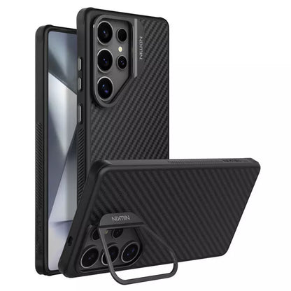Samsung Galaxy S25 Ultra Nillkin CarboProp Magnetic Aramid Fiber Armor Magsafe Case - Frame Version
