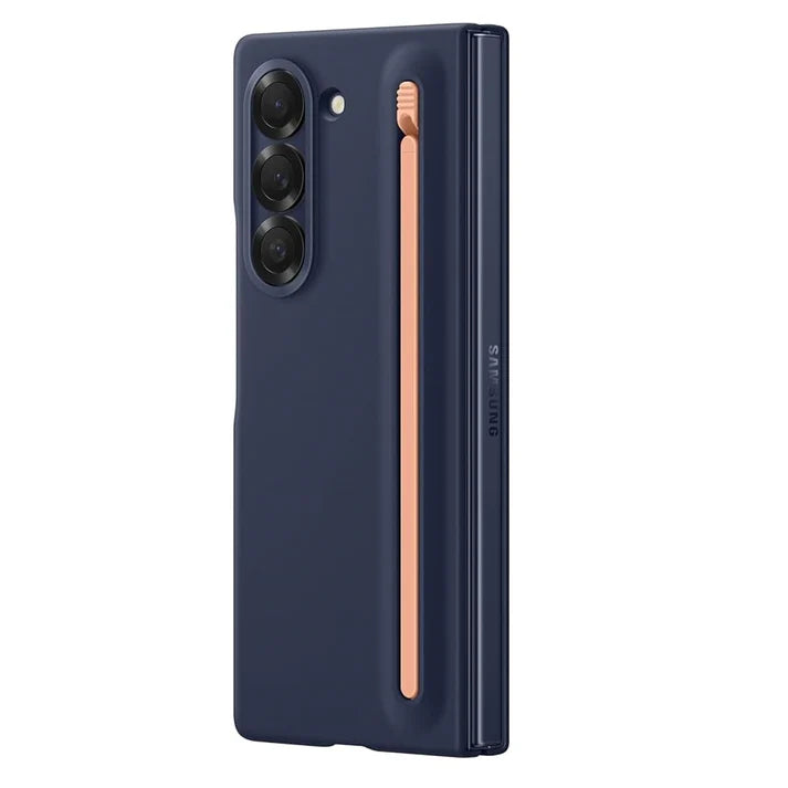 Samsung Galaxy Z Fold 6 Slim Skin Feel S Pen Case with Stylus - Blue