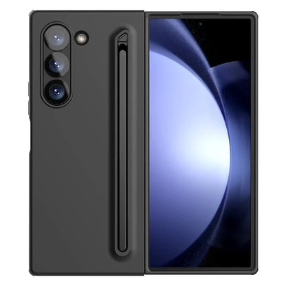 Nilkin Skin Feel Slim S Pen Protective Case with Stylus for Samsung Galaxy Z Fold 6 - Black
