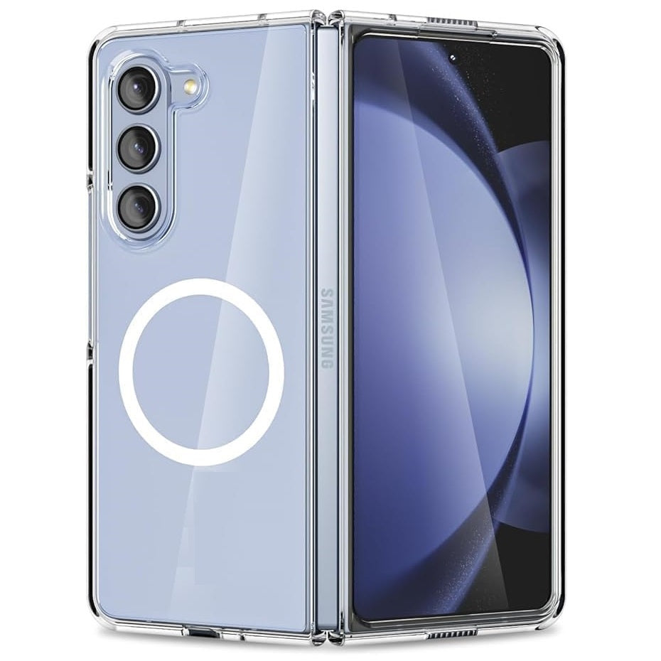 Samsung Galaxy Z Fold 5 Cristal Clear Magnetic Magsafe Case - Transparent