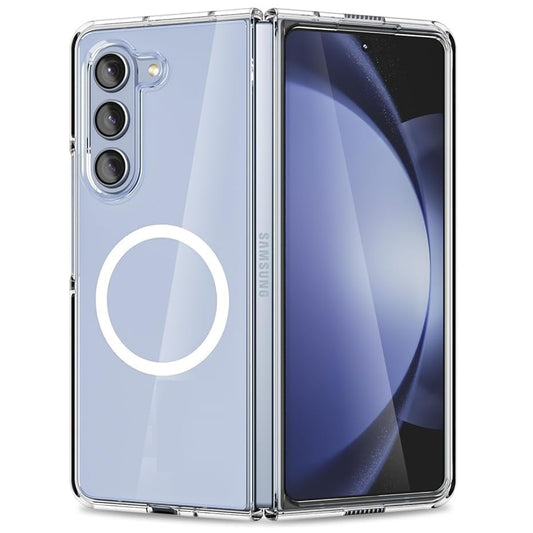 Samsung Galaxy Z Fold 5 Cristal Clear Magnetic Magsafe Case - Transparent