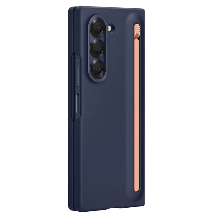 Samsung Galaxy Z Fold 6 Slim Skin Feel S Pen Case with Stylus - Blue