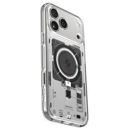 iPhone 17 Pro Machine Style Hybrid Shockproof Case with Magsafe - Neon