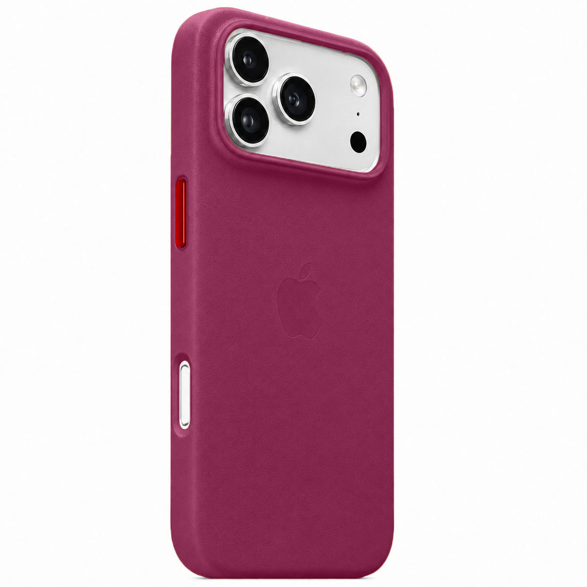 iPhone 18 Pro Leather Case with MagSafe & IC Animation - Mulberry