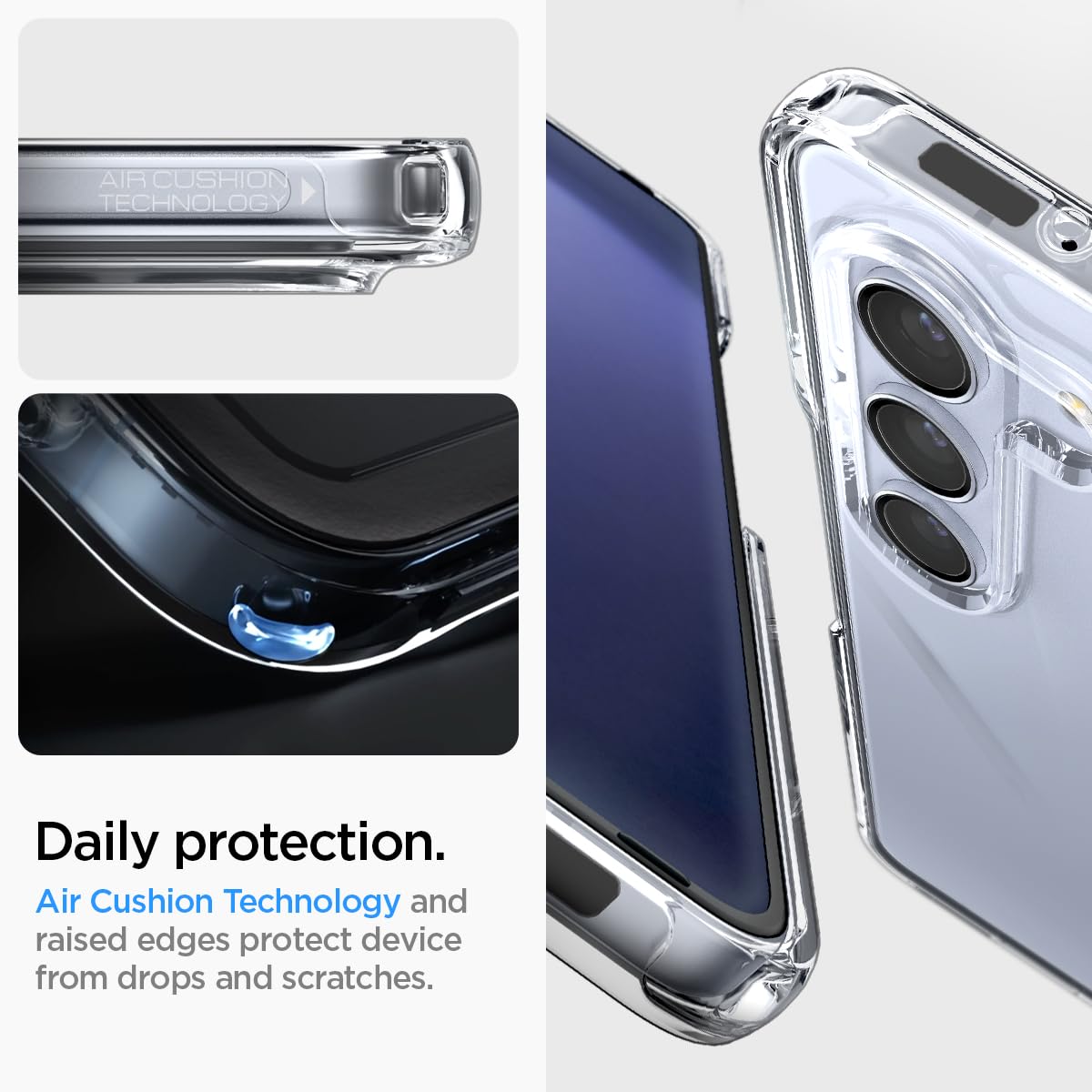 Samsung Galaxy Z Fold 5 Cristal Clear Slim Fit Case - Transparent