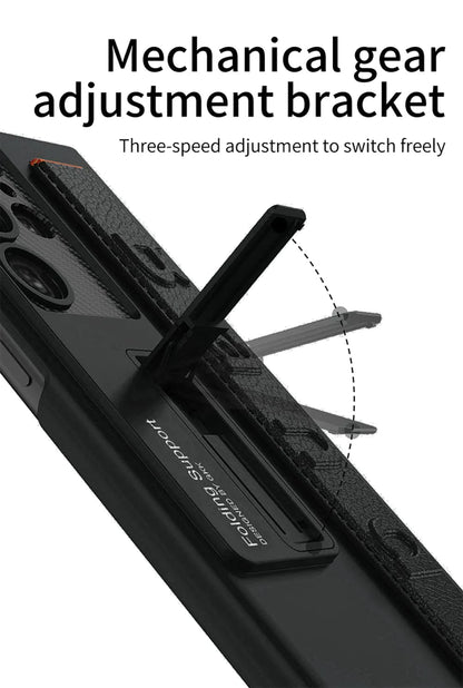 Samsung Galaxy S23 Ultra Hard PC with Wrist Strap Lightweight - Black