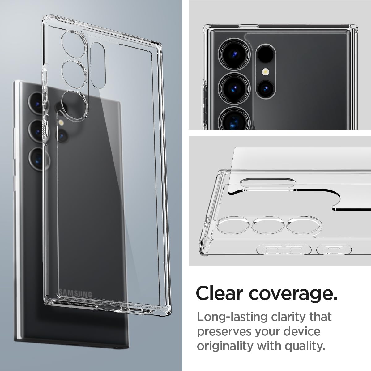 Samsung Galaxy S24 Ultra Super Slim Hard Shell Case - Transparent