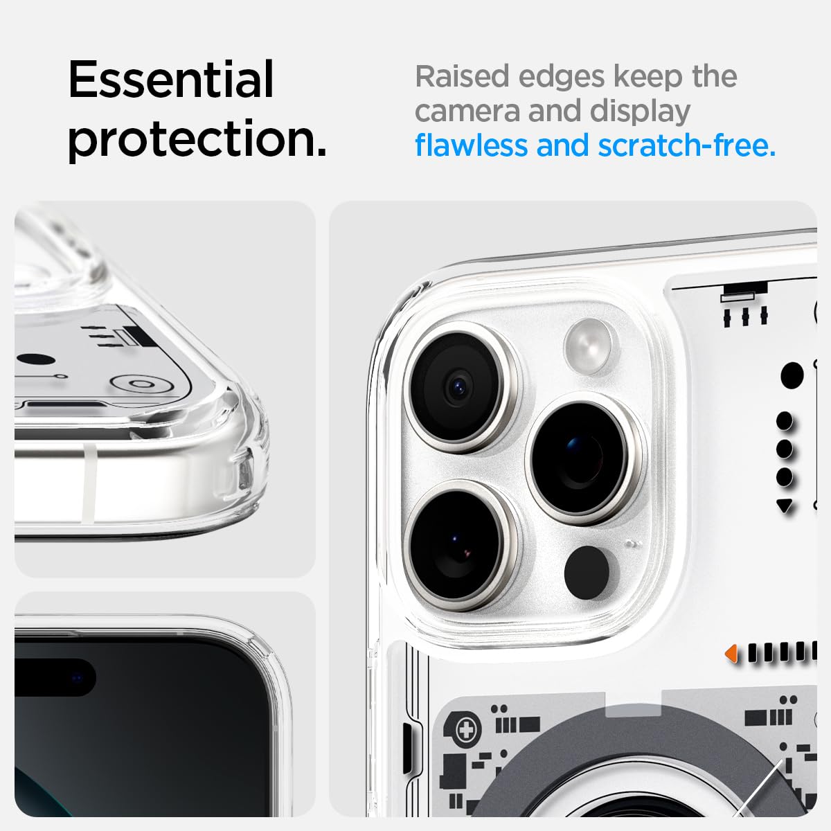 iPhone 16 Pro Machine Style Ultra Hybrid Zero One Shockproof Case with Magsafe - Neo
