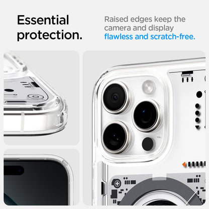 iPhone 16 Pro Machine Style Ultra Hybrid Zero One Shockproof Case with Magsafe - Neo