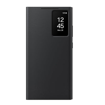 Samsung Galaxy S24 Ultra Smart View Window Flip Wallet Case with Control - Black
