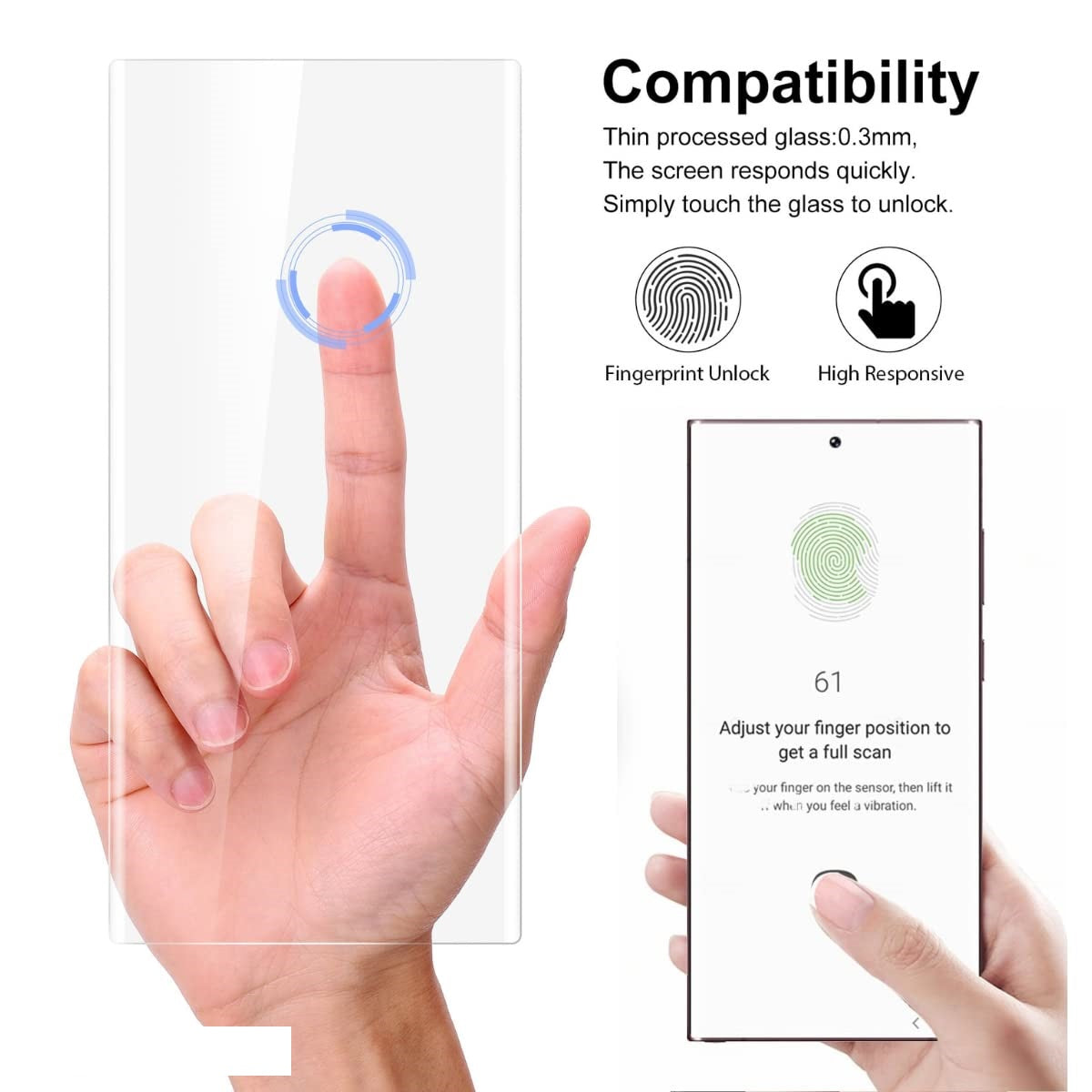 Tempered Glass for Samsung Galaxy S23 Ultra