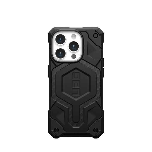 UAG Monarch Pro Carbon Magsafe Compatible Slim Fit Rugged Protective Designed for iPhone 15 Pro-Black