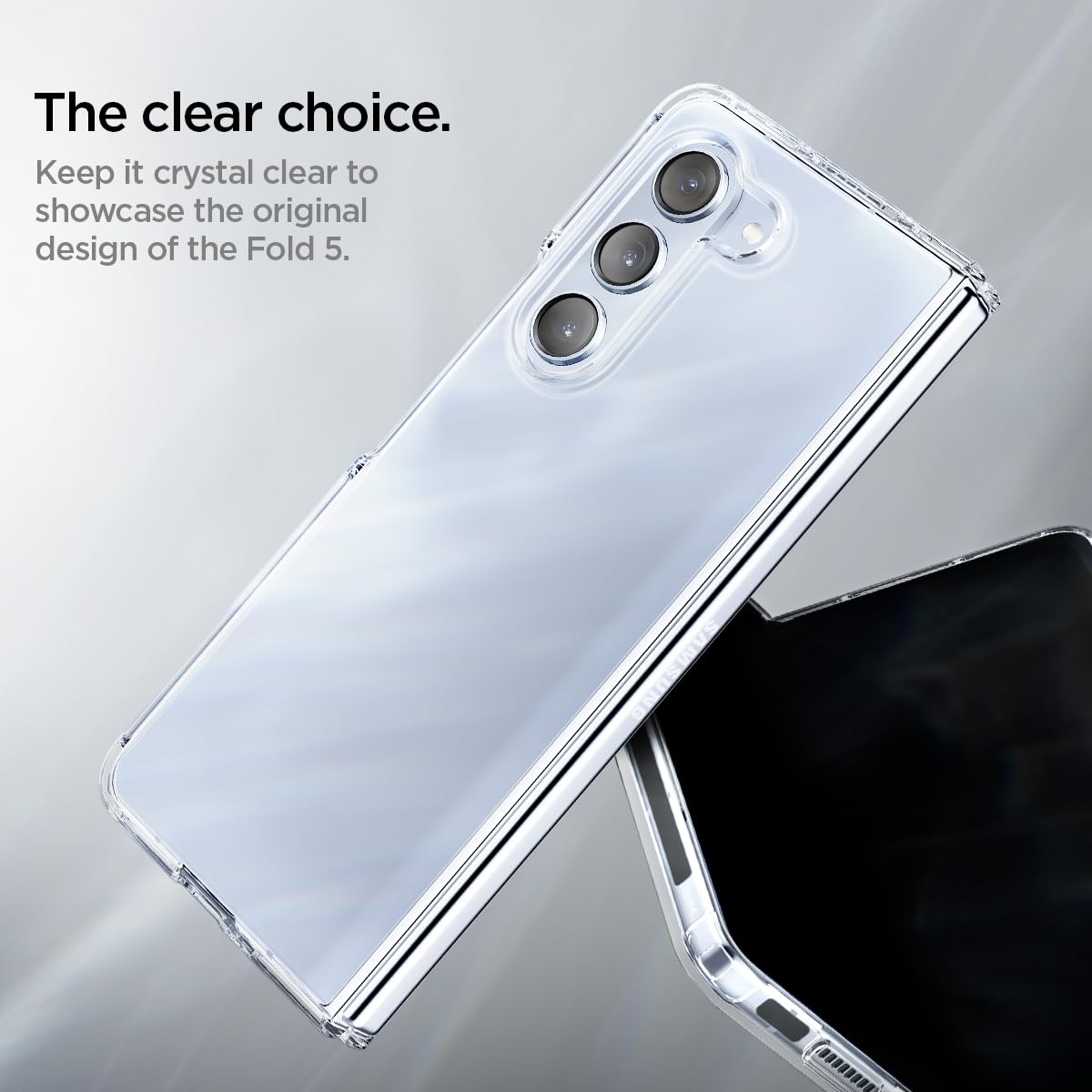 Samsung Galaxy Z Fold 5 Cristal Clear Slim Fit Case - Transparent