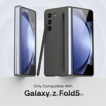 Samsung Galaxy Fold 5 Slim Matte Case with S-Pen Case - Grey