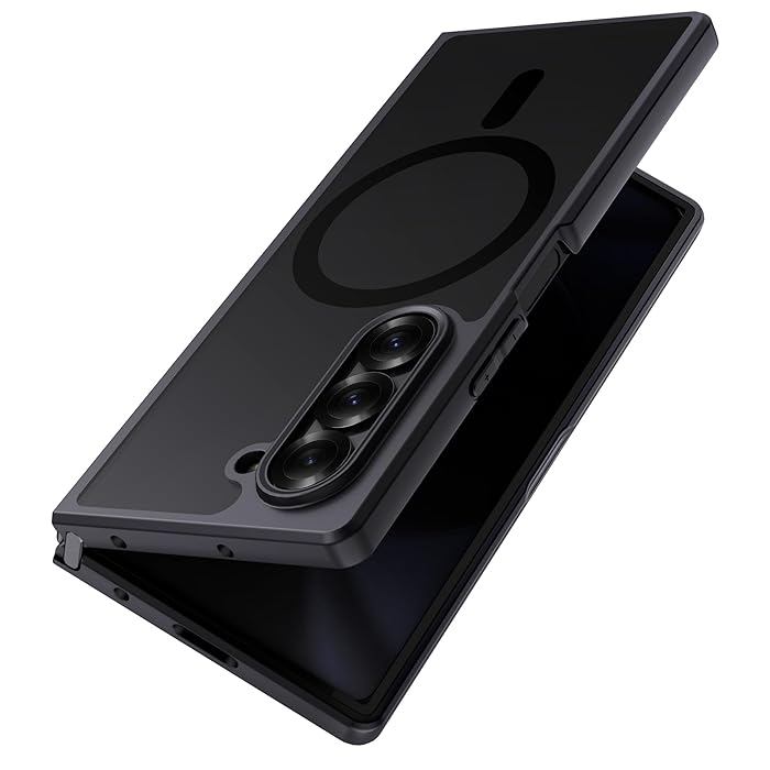 Samsung Galaxy Z Fold 5 Hybrid Shockproof Protection Case with Magsafe - Smoke