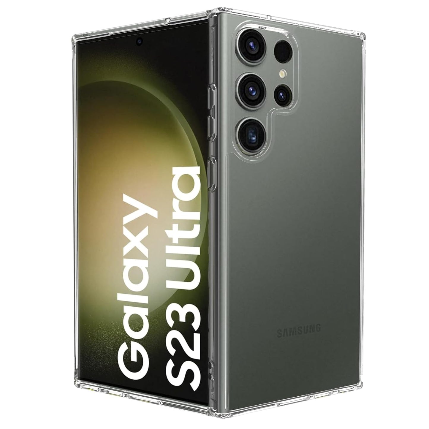 Samsung Galaxy S23 Ultra Clear Hard Shell Case - Transparent