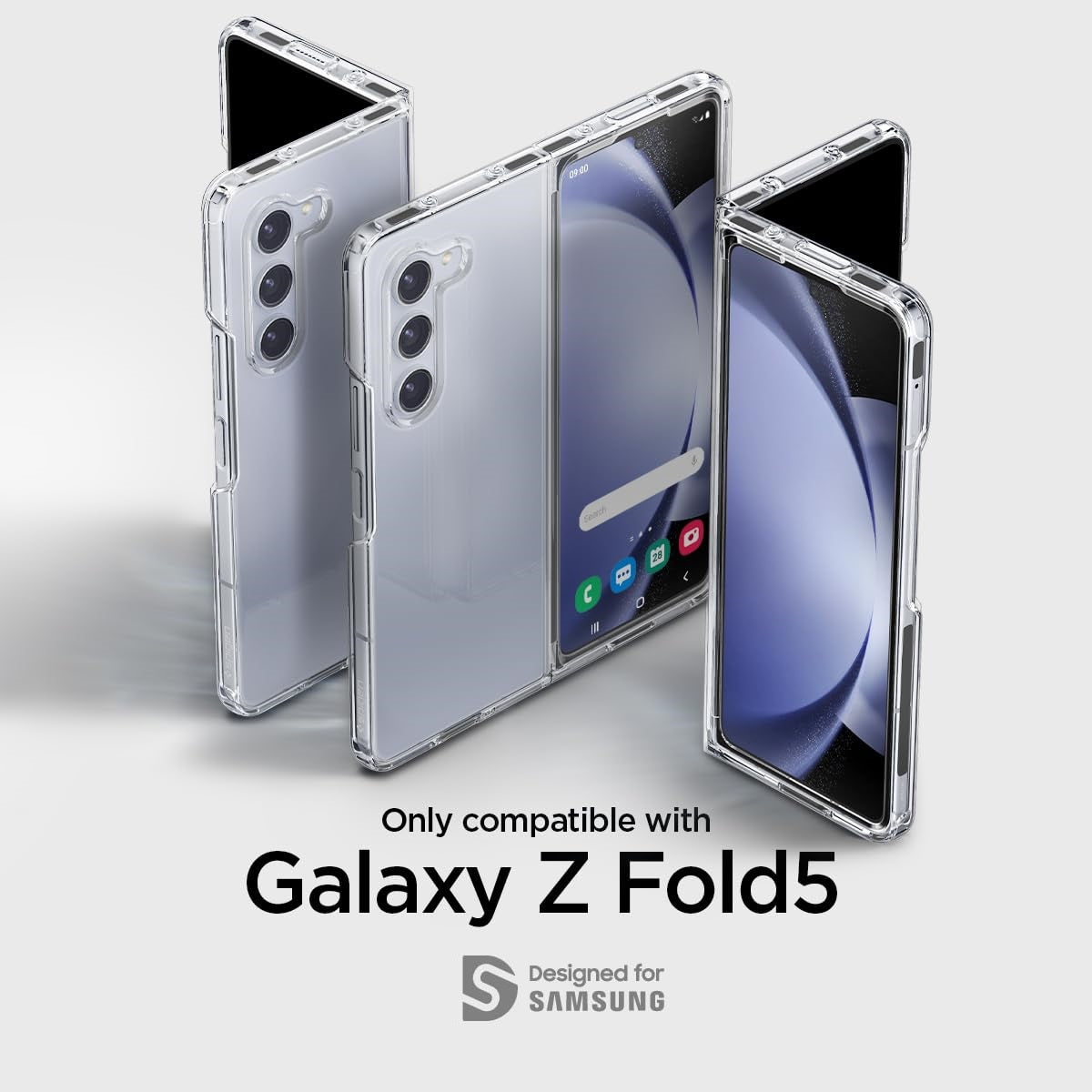 Samsung Galaxy Z Fold 5 Cristal Clear Slim Fit Case - Transparent