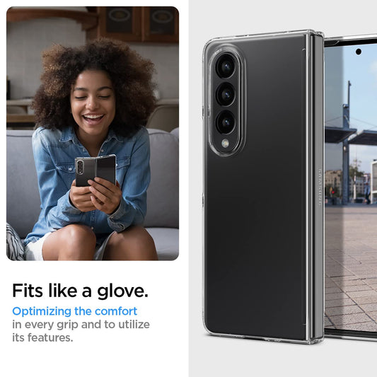Samsung Galaxy Z Fold 4 Hard Shell Clear Transparent Case