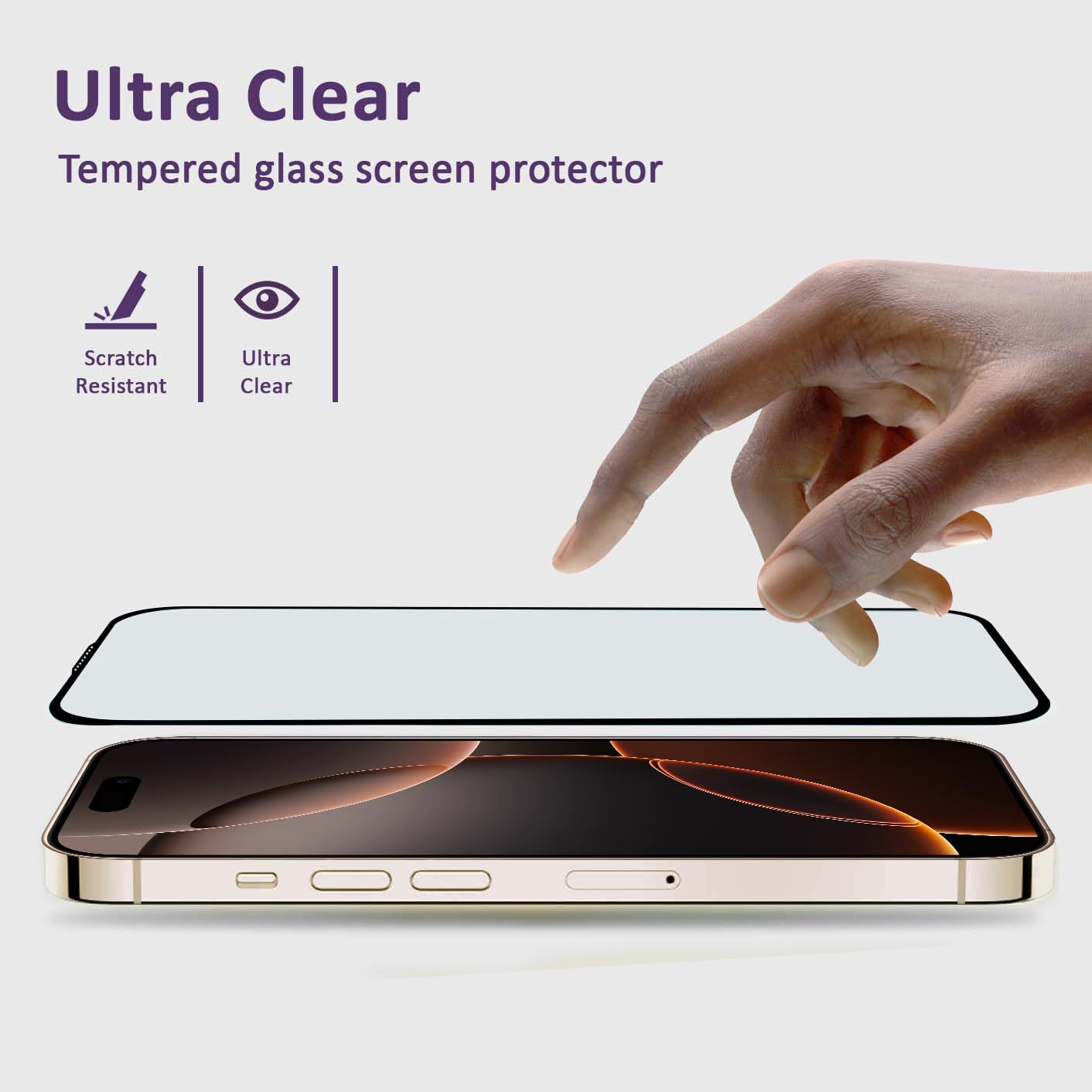 iPhone 16 Pro Tempered Glass