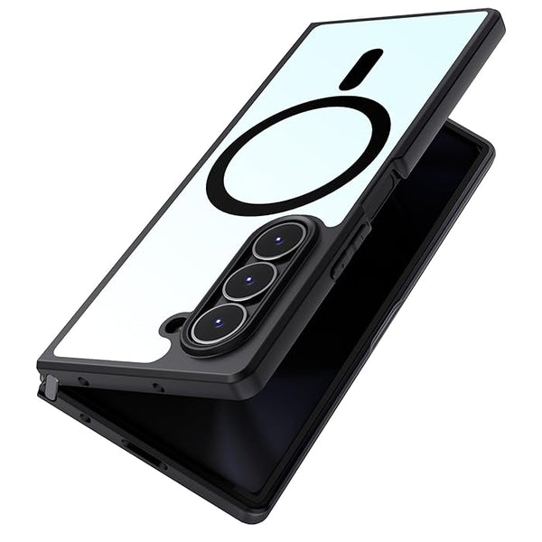 Samsung Galaxy Z Fold 6 Clear Shockproof Protection Case with Magsafe