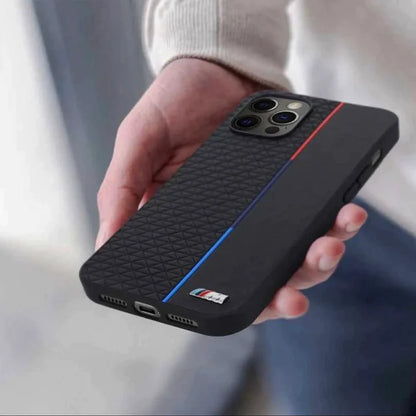 iPhone 15 Pro Max Leather BMW M Performance Leather Case