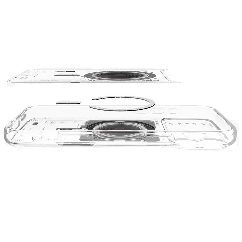 iPhone 17 Pro Machine Style Hybrid Shockproof Case with Magsafe - Neon