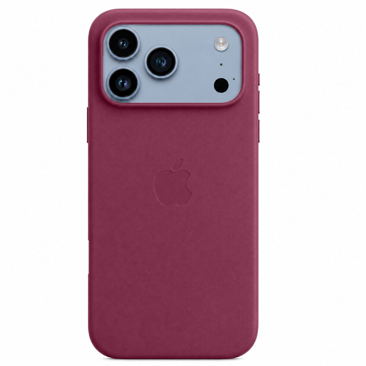 iPhone 18 Pro Leather Case with MagSafe & IC Animation - Mulberry