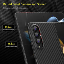 Samsung Galaxy Z Fold4 Carbon Fiber Aramid with Drop Protection - Black