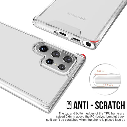 Samsung Galaxy S22 Ultra Space Case with Independent Buttons - Clear