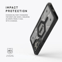 Samsung S23 Ultra Pathfinder Shockproof Matte MagSafe Case (Open Cut) - Ice Clear