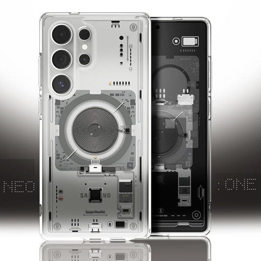 Samsung Galaxy S25 Ultra Zero One Machine Shockproof Case with Magsafe - Matte Clear