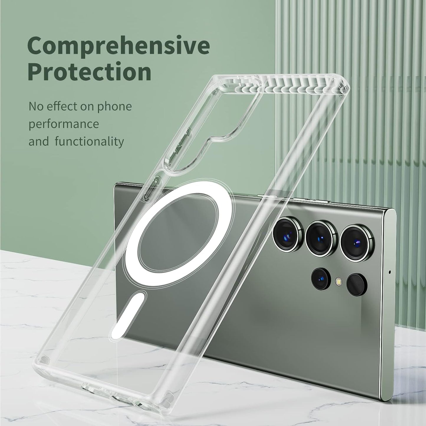Samsung Galaxy S23 Ultra Super Slim Case With Magsafe -Transparent