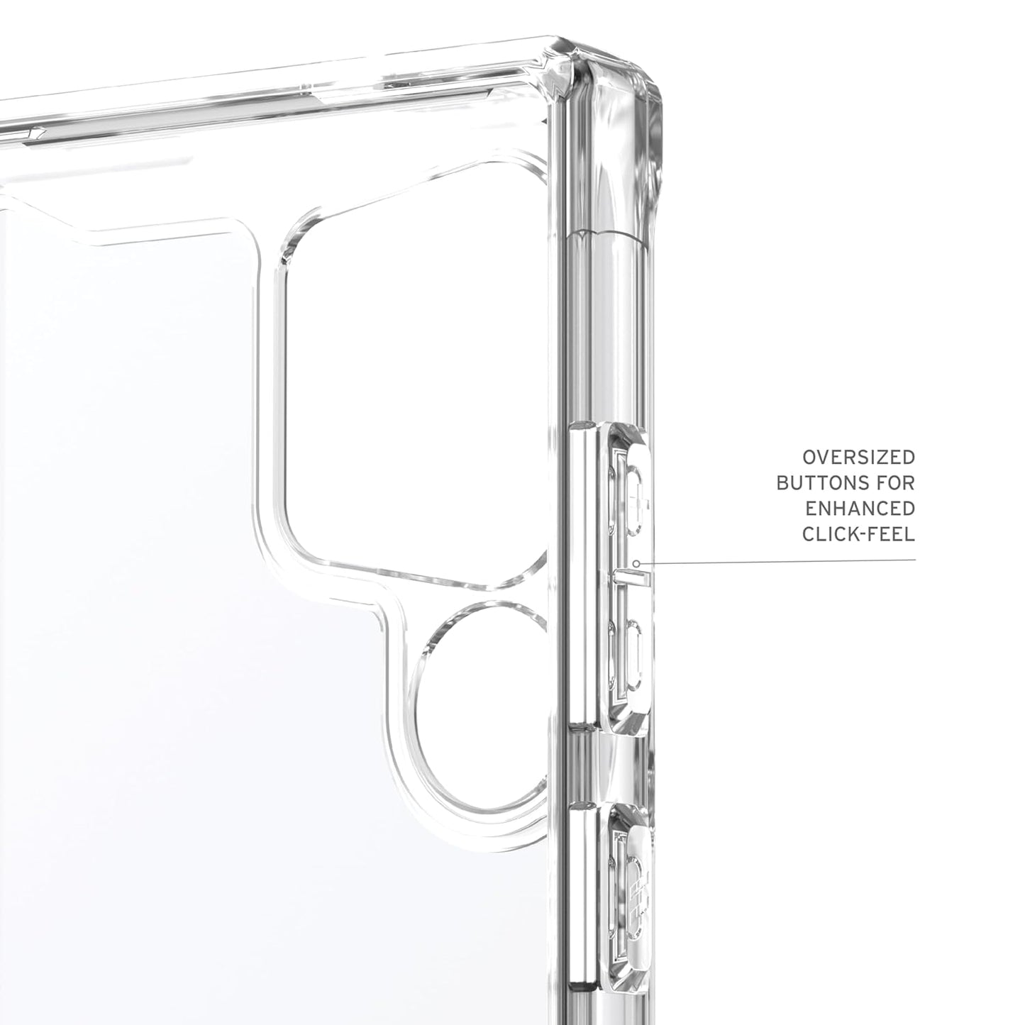 Samsung S24 Ultra UAG Plyo Series Armor Protective Clear Case - Transparent