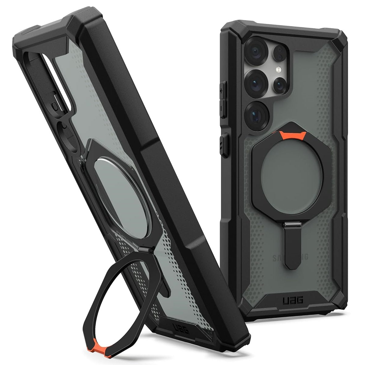 Samsung Galaxy S25 Ultra UAG Plasma XTE with MagSafe & Metal Kickstand - Ash Black