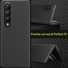 Samsung Galaxy Z Fold4 Carbon Fiber Aramid with Drop Protection - Black