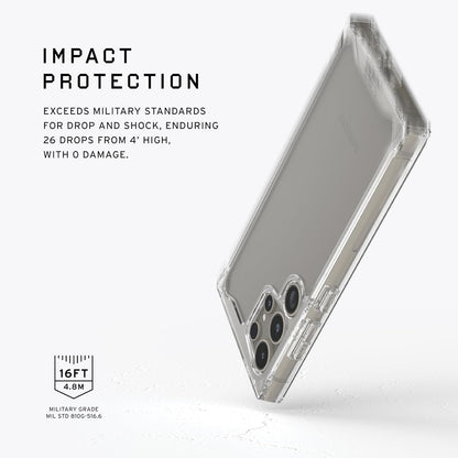 Samsung S24 Ultra UAG Plyo Series Armor Protective Clear Case - Transparent