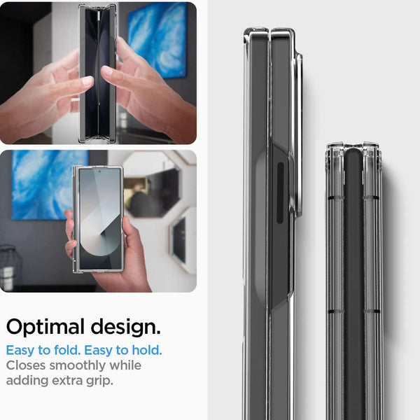 Samsung Galaxy Z Fold7 Cristal Clear Transparent Case with S Pen Slot - Clear