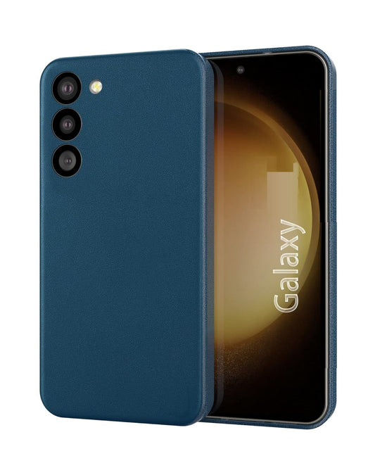 Samsung Galaxy S24 Plus Vegan Leather Case -Blue