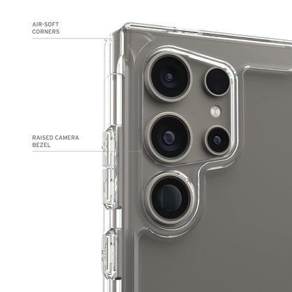 Samsung S24 Ultra UAG Plyo Series Armor Protective Clear Case - Transparent